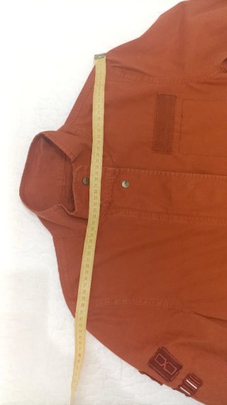 Abrigo parka Naranja Bershka