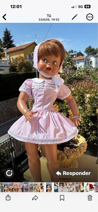 Vestido y capota Huendalina