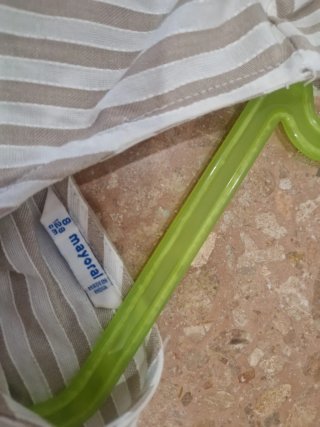 Vestido Mayoral niña rayas clarito 8 años