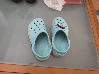 Chanclas Crocs Talla 18/33 Azul Multicolor