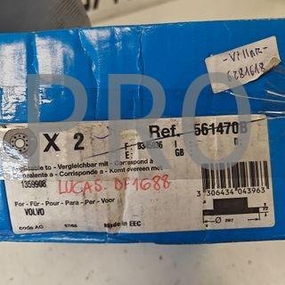 JUEGO DISCOS FRENO DELANTERO VOLVO NUEVO 561470B