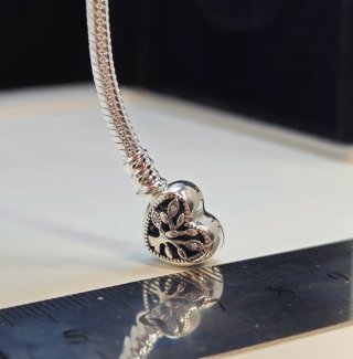 Pulsera Pandora family Corazón Plata 19cm