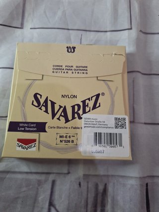 Cuerdas Savarez 520 B Nylon 1 Set GUITARRA CLASICA