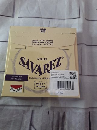 Cuerdas Savarez 520 B Nylon 1 Set GUITARRA CLASICA