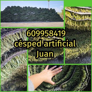 Césped artificial reciclado alta calidad
