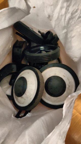 3 pares ruedines bicicleta infantil. Bici niño