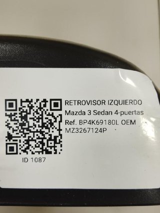 Mazda 1087 retrovisor izquierdo mz3267124p 3