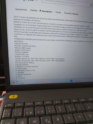 Hidrolavadora 3000w 120 bar