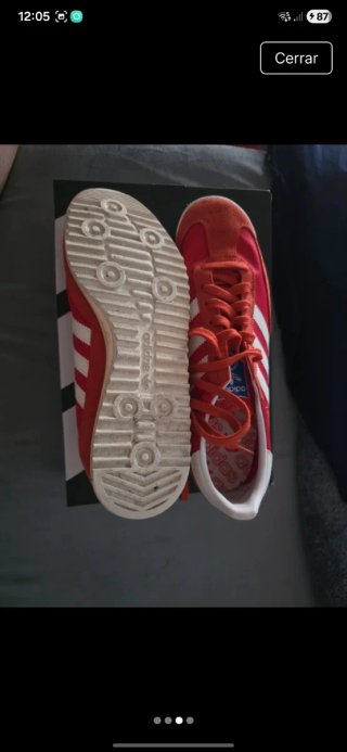 Zapatillas Adidas SL 72 Rojas y Blancas