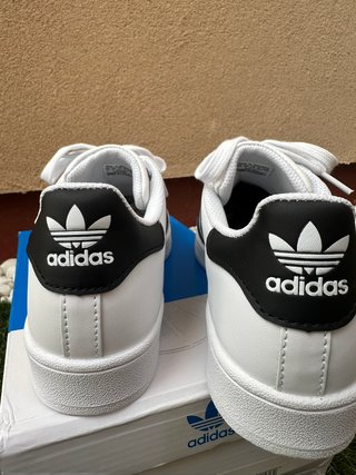 Adidas Superstar Blancas Negras Talla 43