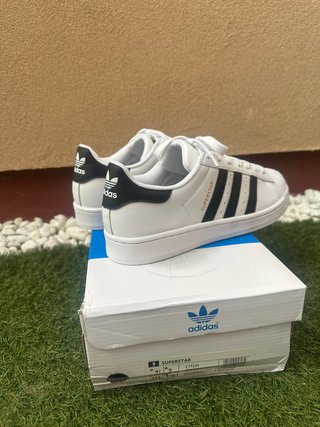 Adidas Superstar Blancas Negras Talla 43