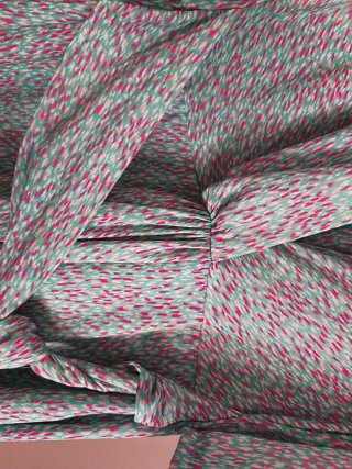 Vestido ceremonia estampado