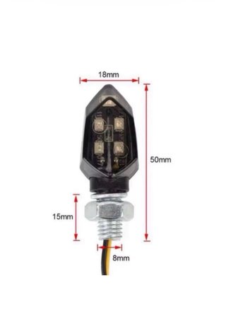 4 Intermitentes led moto Homologados NUEVOS