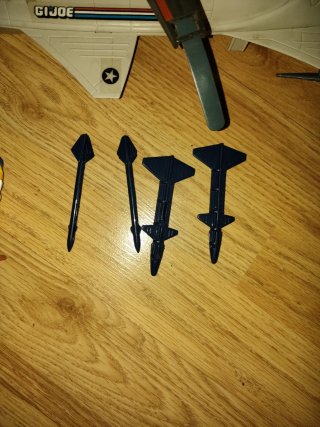 Avión Gijoe con figura y misiles
