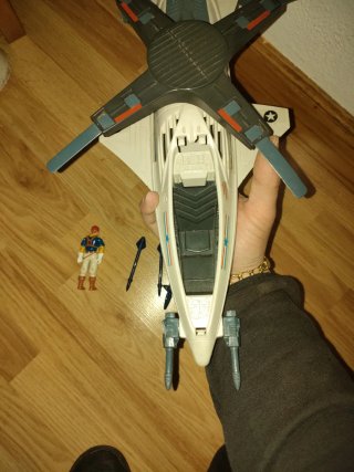 Avión Gijoe con figura y misiles