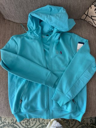 Sudadera Ralph Lauren Turquesa Talla S