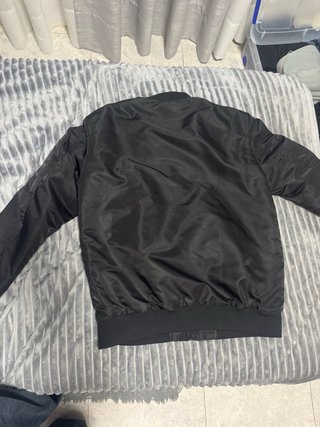 Chaqueta Bomber Negra Talla S Primark