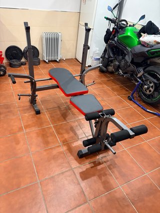 Banco de pesas multifuncional