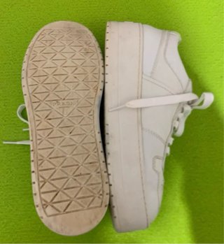 Prada Donna 39.5 Sneakers downtown    Bianche
