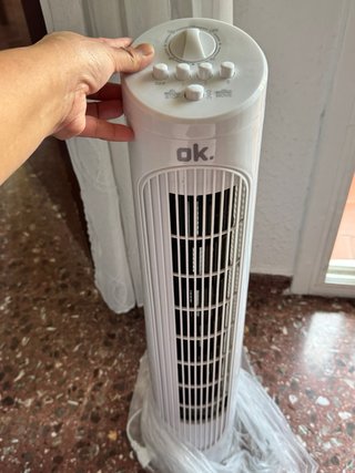 Ventilador de Torre OK. 75,6cm 50W 3 Velocidades
