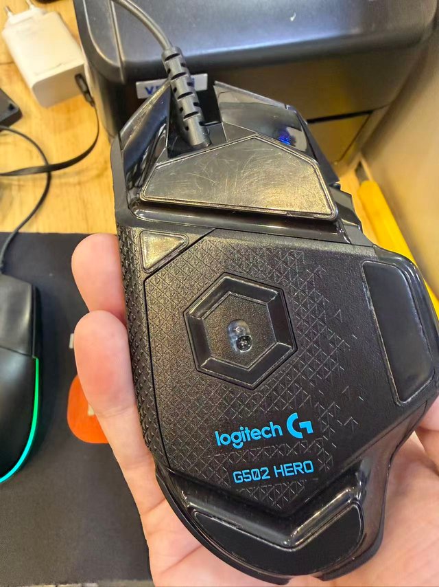 Mouse da Gaming Logitech G502 Hero Cavo Nero/Blu