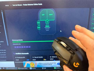 Ratón Gaming Logitech G502 Hero Cable Negro/Azul