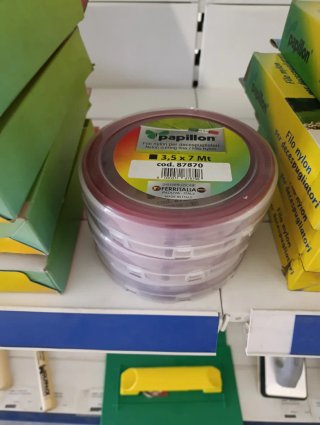 Hilo desbrozadora Papillon 3,5x7 Mt