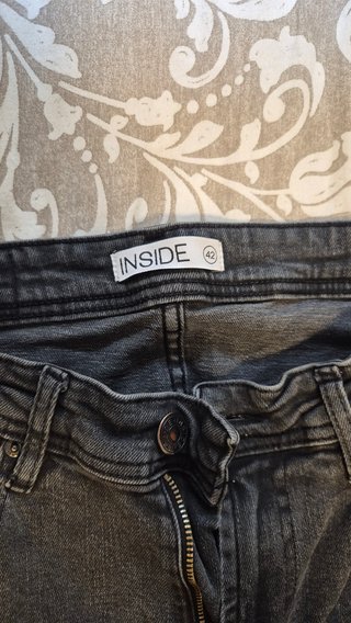 Pantalón Vaquero Negro INSIDE Talla 42