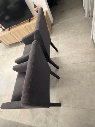Butaca IKEA gris oscuro tela
