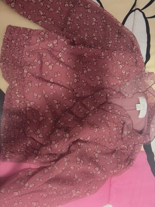 Camisa niña mariposa, talla 11/12