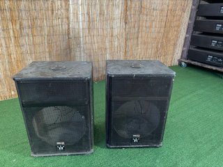 Cajas de altavoz vacías 15 pulgadas