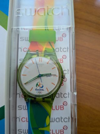 Reloj Swatch Rio 2016 Juegos Olímpicos