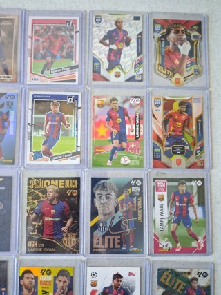 Lote cartas Lamin Yamal en perfecto estado