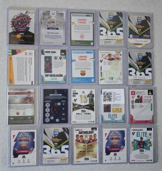 Lote cartas Lamin Yamal en perfecto estado
