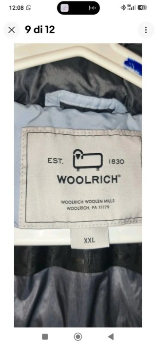 Piumino Woolrich Azzurro Donna XXL