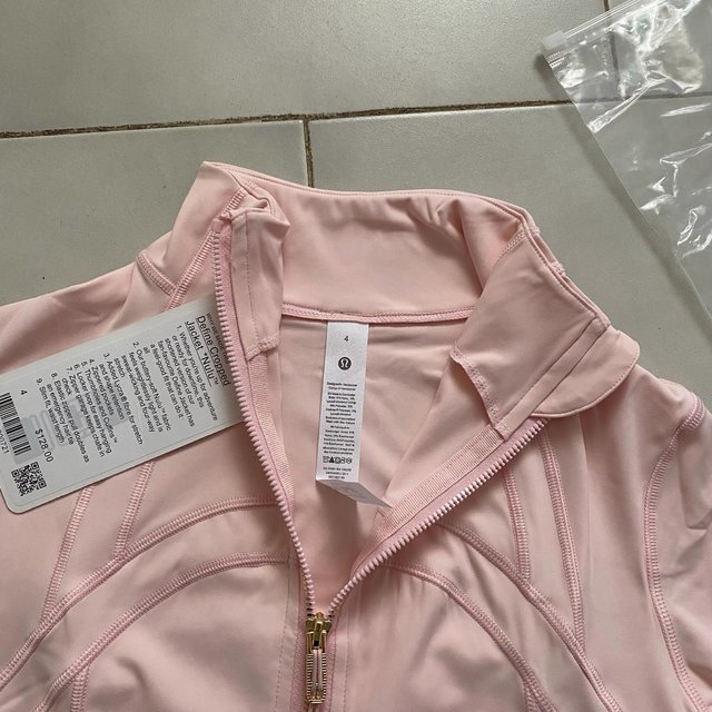 Chaqueta Lululemon Define Nulu Rosa Talla 4