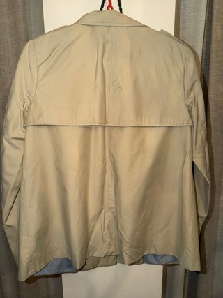 Chaqueta Zara Beige Tipo Gabardina