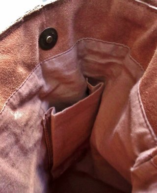 Bolso de piel tejido mujer