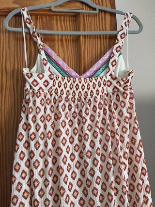 Vestido estampado multicolor