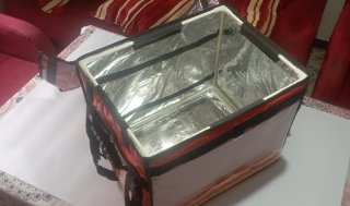 Mochila reparto isotérmica roja