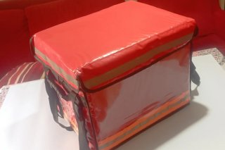 Mochila reparto isotérmica roja