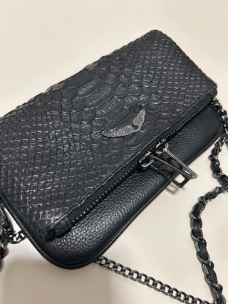 Bolso Zadig & Voltaire Rock Mini Negro Bandolera