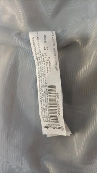 Abrigo Stradivarius Gris Doble Botonadura