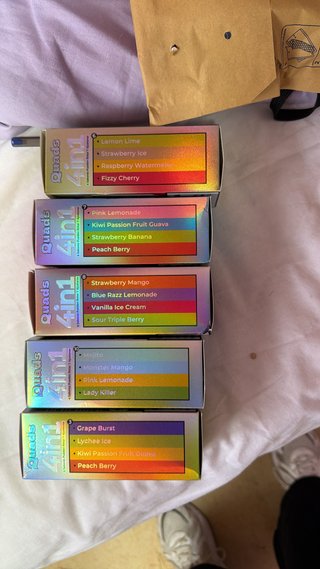 Quads 4 en 1 Baterías Externas