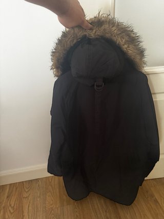 Parka Carhartt Talla M Negra con Capucha