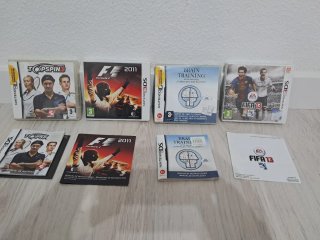 Juegos Nintendo DS: FIFA 13, F1 2011, Brain Traini