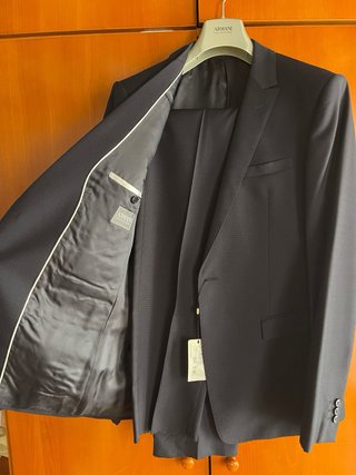 Traje Armani Talla 54 Azul Nuevo con Etiqueta