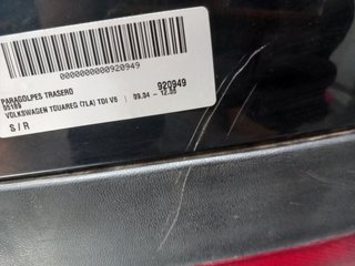 PARAGOLPES TRASERO VOLKSWAGEN TOUAREG (7LA) BKS S
