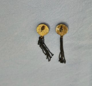 Pendientes largos con cadenas