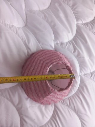 Tulipa rosa para lámpara de mesa